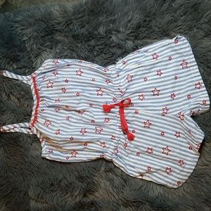 Cat&Jack Red White and Blue Romper